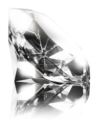 Broken Cracked Diamond