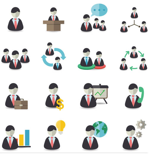 Business People Icons