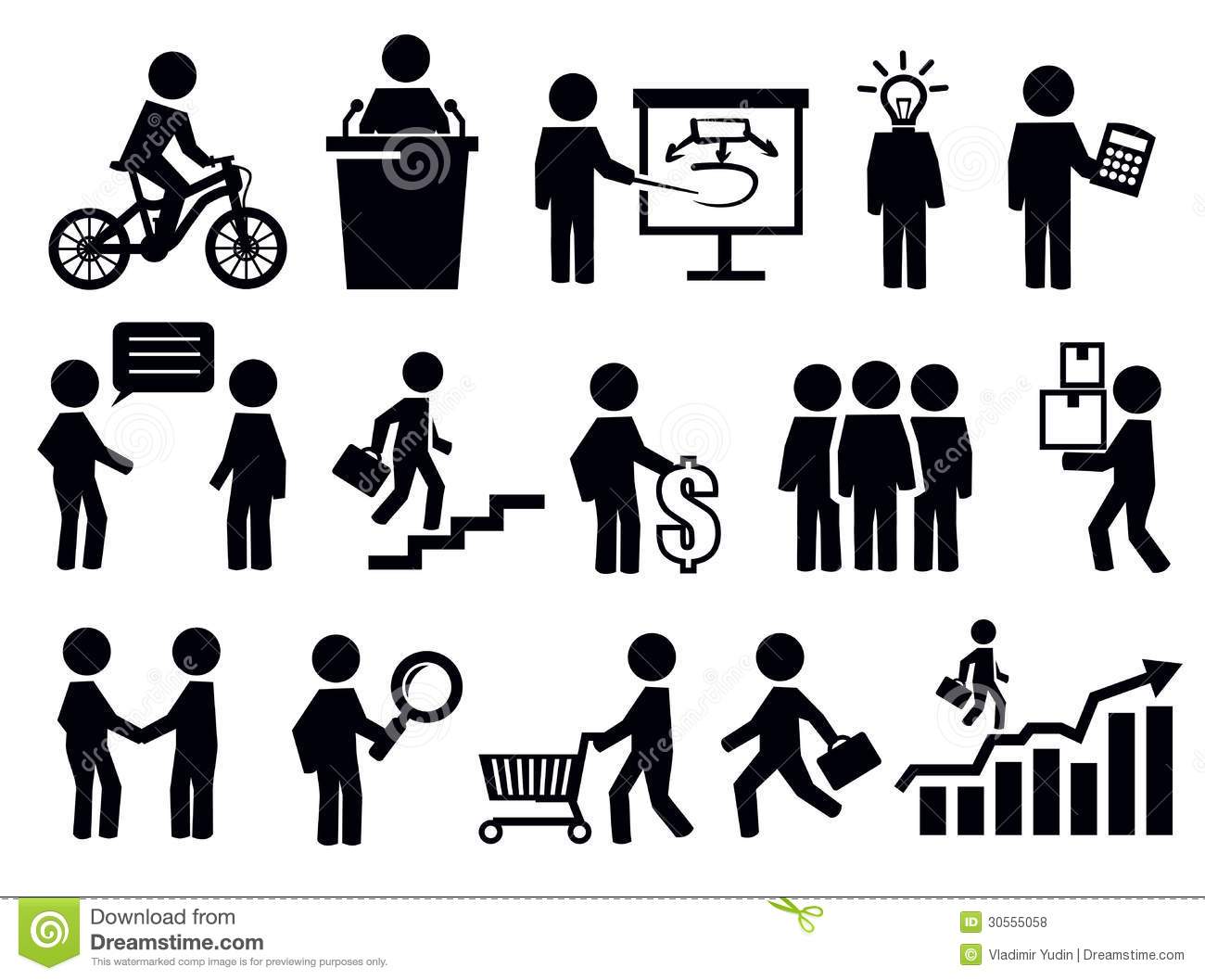 Business People Icons