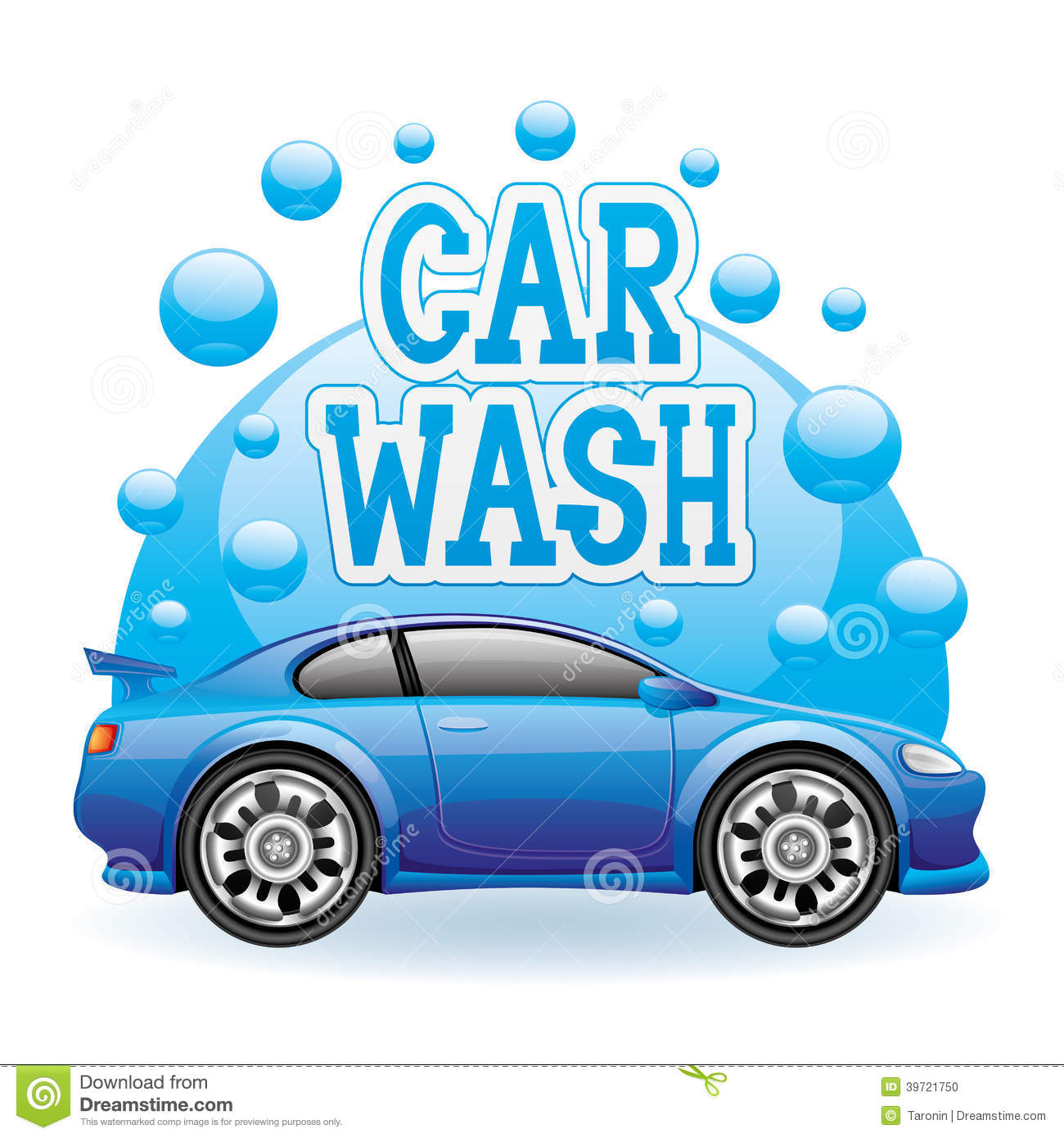 Cartoon Car Wash Signs