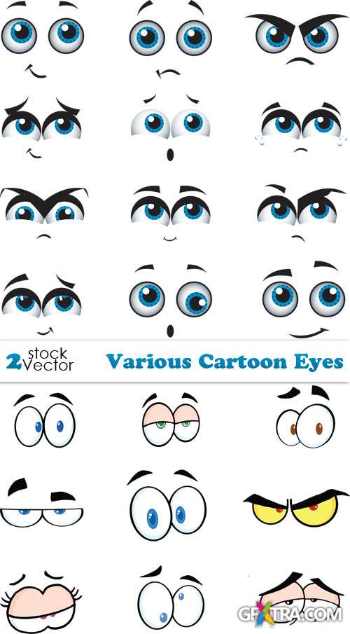 Cartoon Eyes Vectors