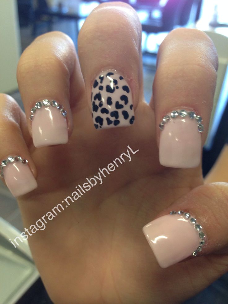 Cheetah Print Nail Design