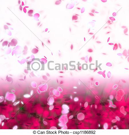 Cherry Blossom Petals Clip Art