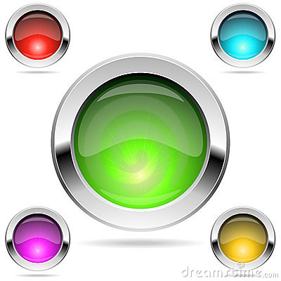 Chrome Round Button Chrome Round Button