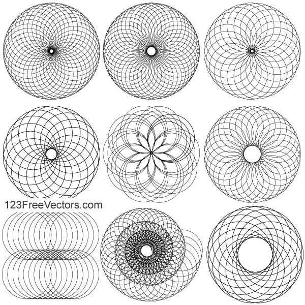 Circle Line Design Vector