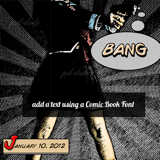 Comic Book Effect Photoshop