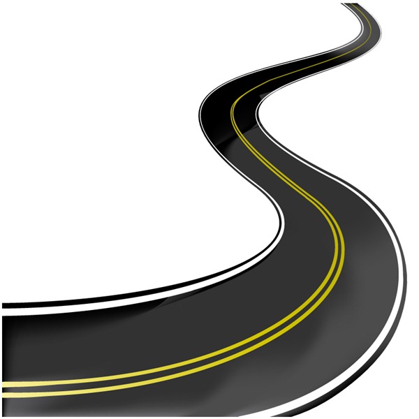 Curvy Road Clip Art