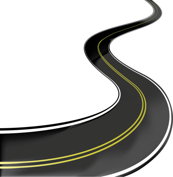 Curvy Road Clip Art