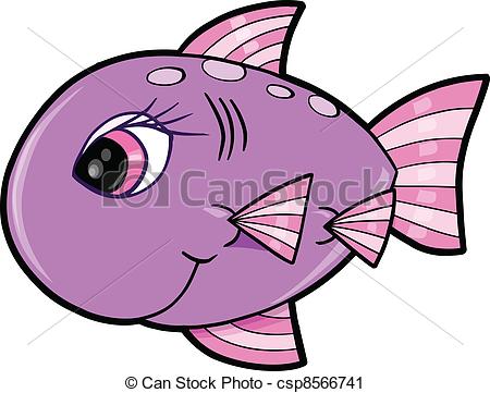 Cute Girl Fish Clip Art