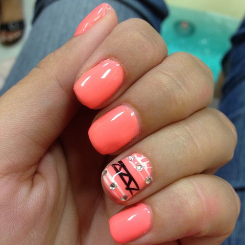 19 Cute Easy Nail Designs For Short Nails Images