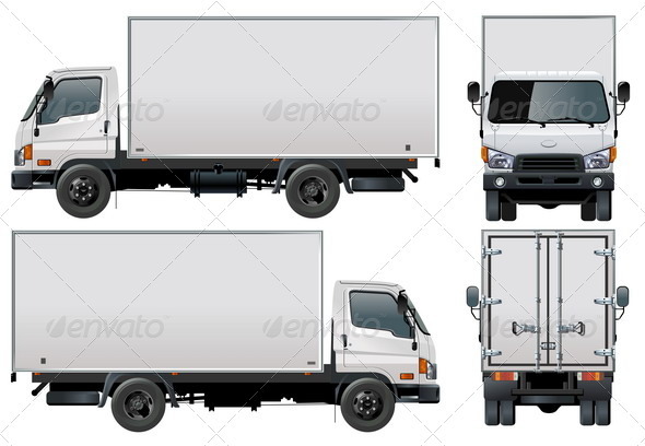 Delivery Cargo Truck