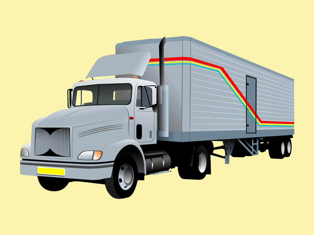 Delivery Truck Vector Art