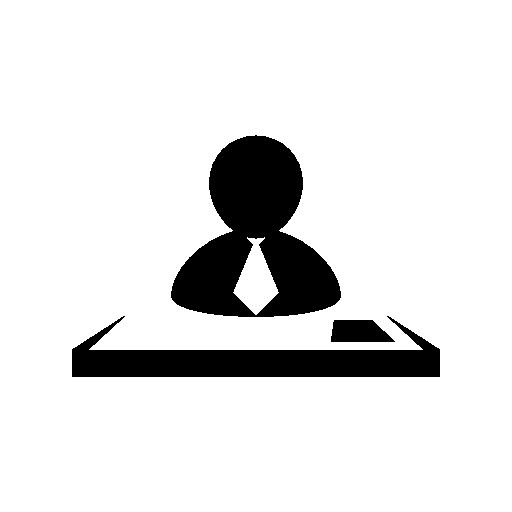 Desk Office Worker Icon