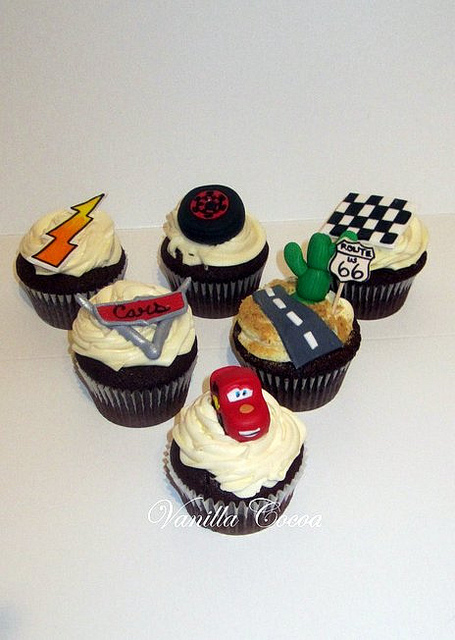 Disney Cars Cupcakes