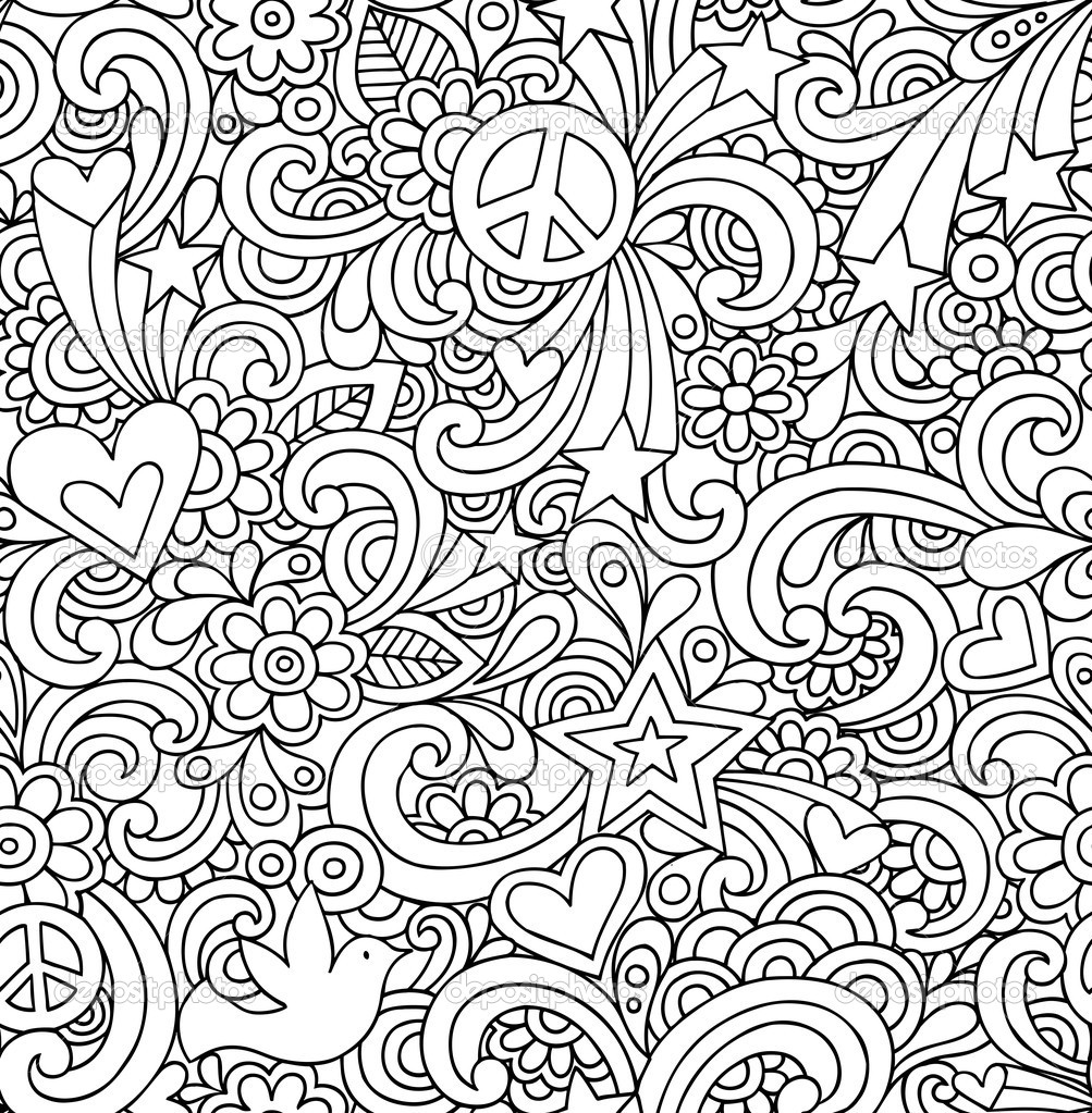 13 Black And White Doodle Design Images