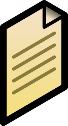 Download Document File Clip Art