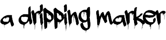 Dripping Graffiti Font