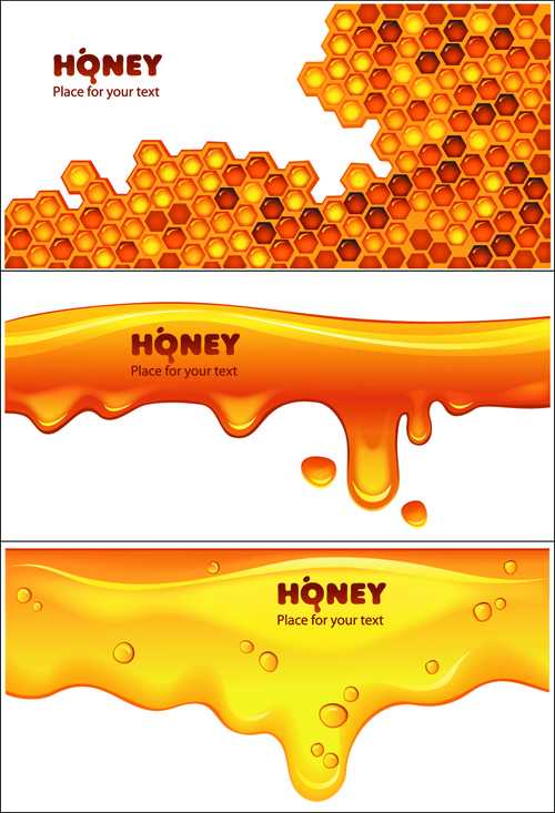 Dripping Honey Vector