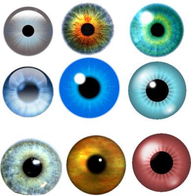 13 PSD Cartoon Eyes Images - Anime Eye Template, Photoshop Eye Icon and