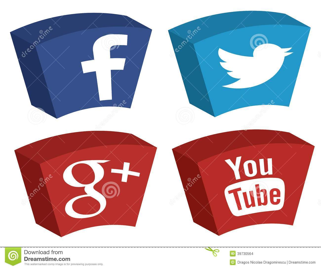 Facebook Twitter YouTube Icons