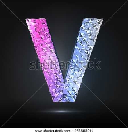 Faceted Diamond Illustration Faceted Diamond Illustration
