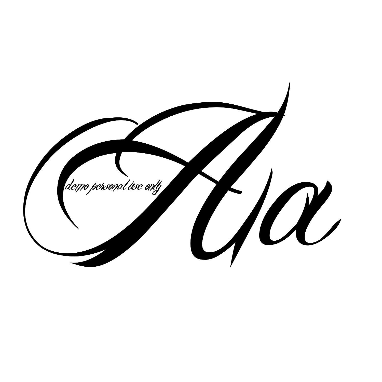 Fancy Font Styles Alphabet