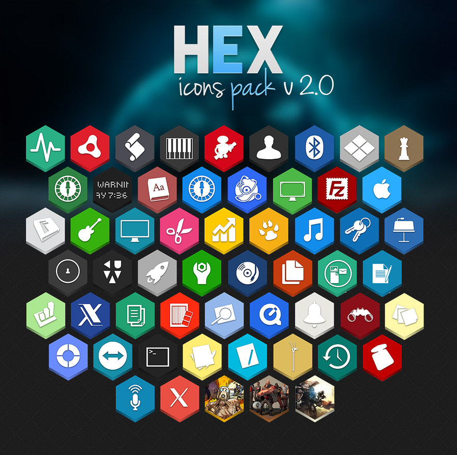 Flat Download PNG Icons Packs