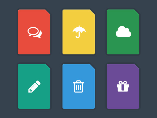 Flat Folder Icon