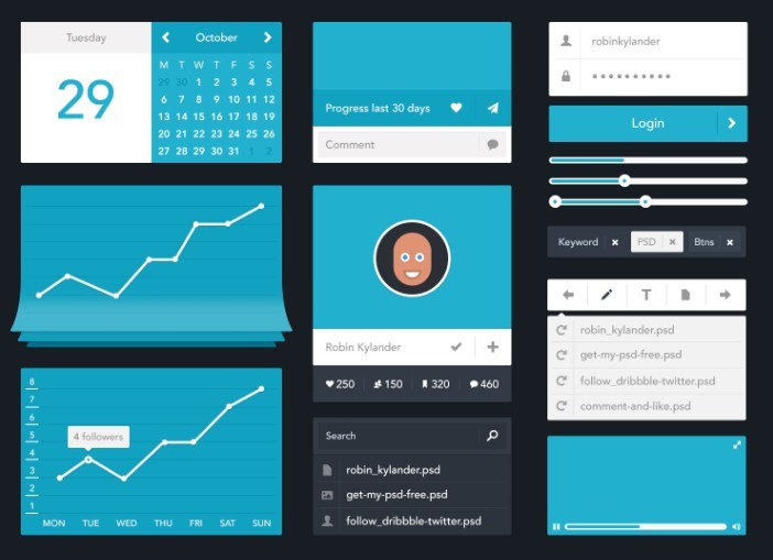 Flat UI Design Flat UI Design