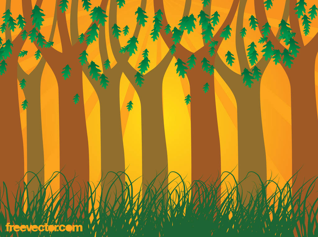 Forest Clip Art Vector