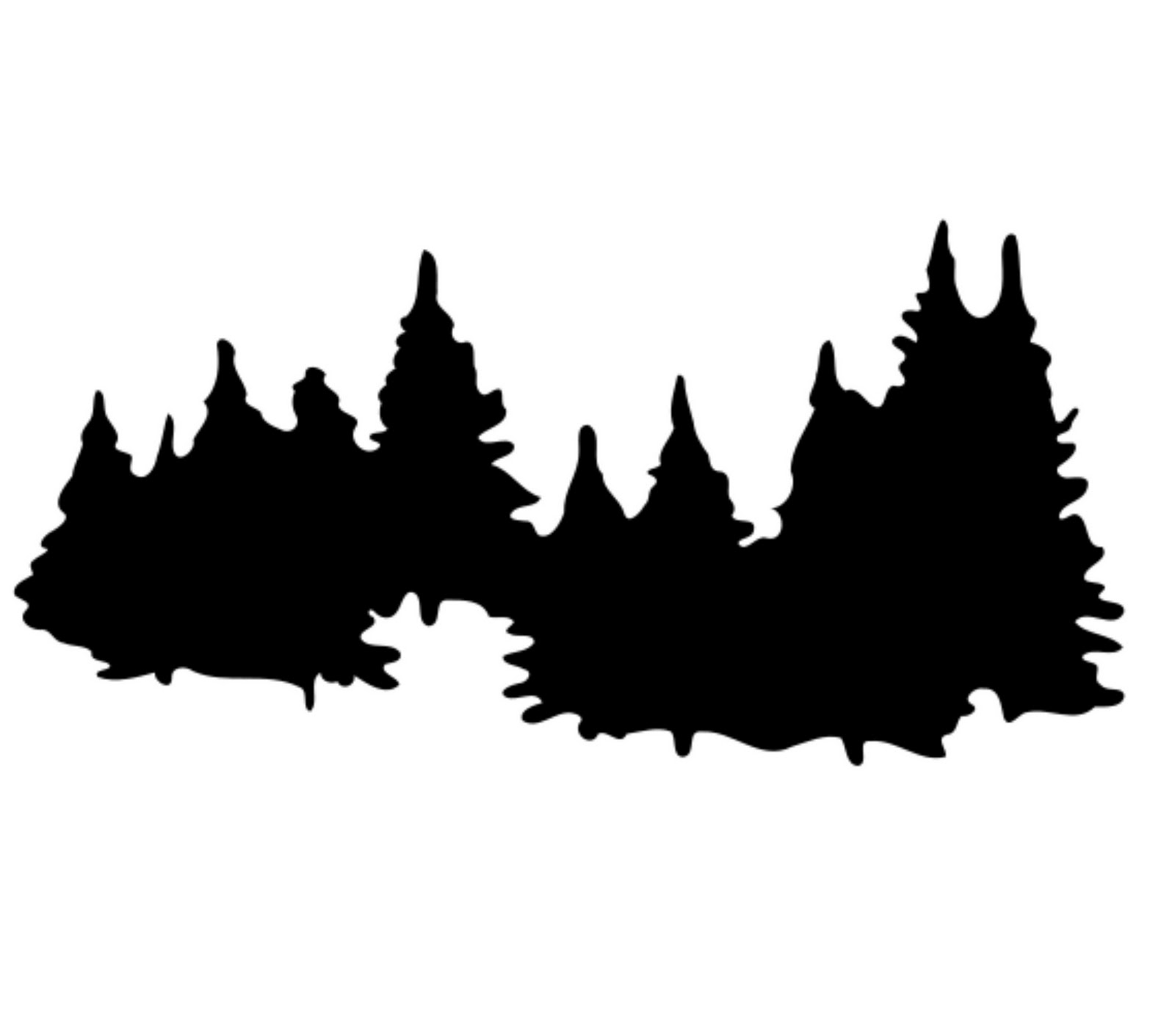 Forest Silhouette Clip Art Forest Silhouette Clip Art