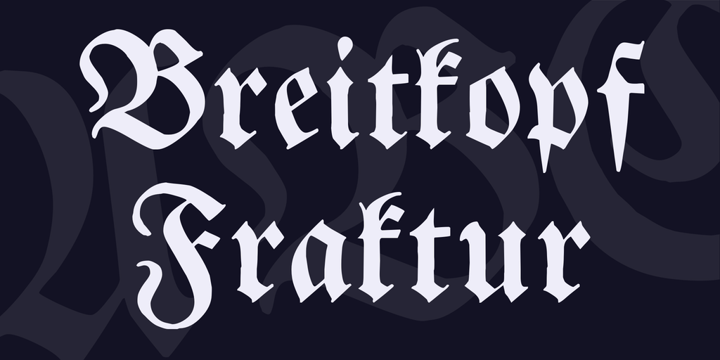 Fraktur Font