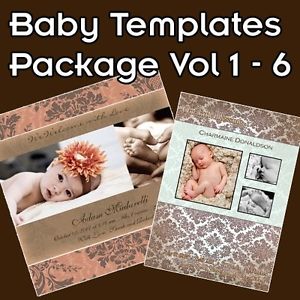 Free Baby Announcement Templates Photoshop