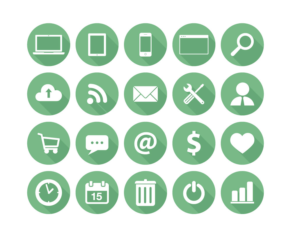 Free Business Icons Flat