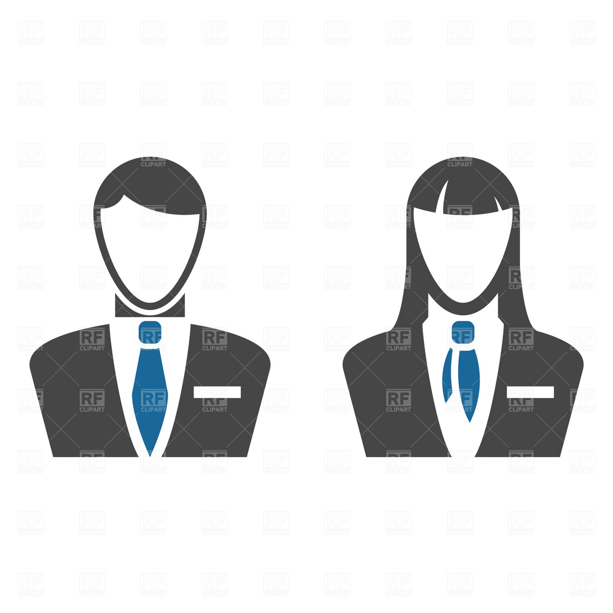 Free Clip Art Business People Icon