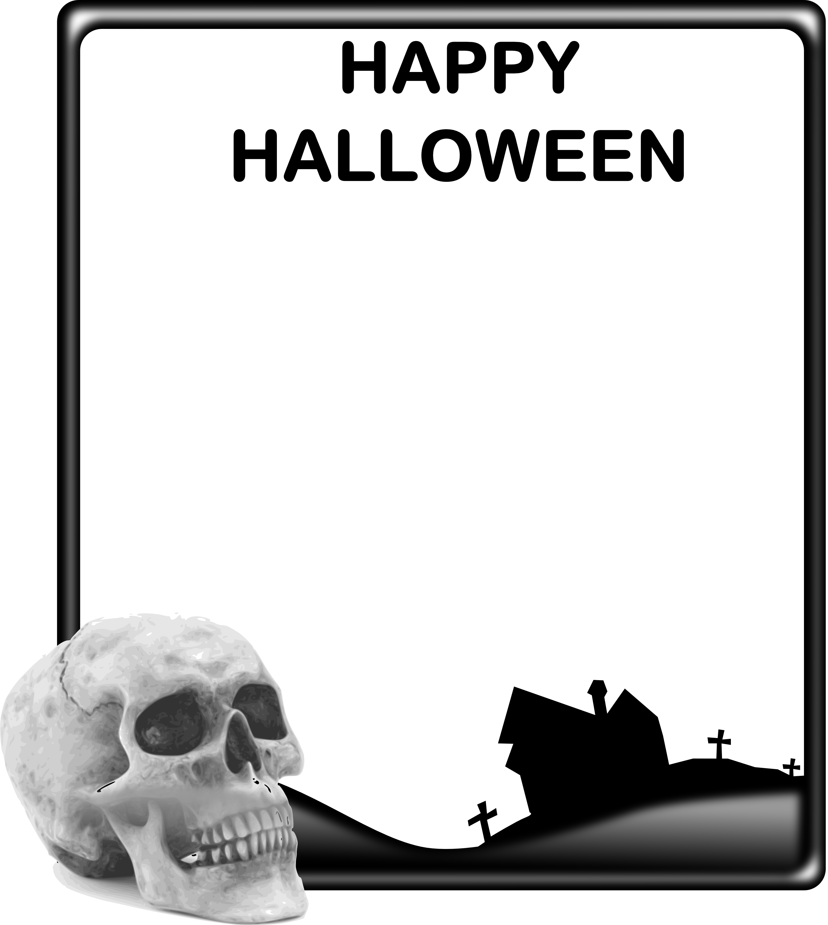 Free Halloween Borders and Frames Clip Art