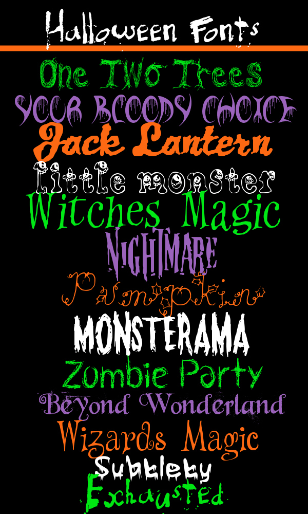 Free Halloween Fonts Downloads