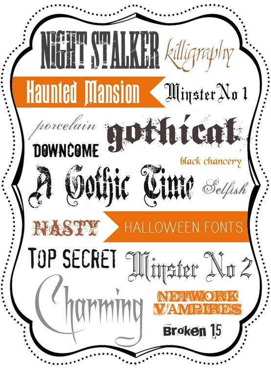 Free Halloween Fonts Free Halloween Fonts