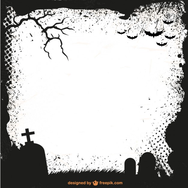 Free Halloween Silhouette Frame Free Halloween Silhouette Frame