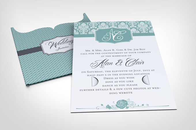 Free Mock Up Wedding Invitations