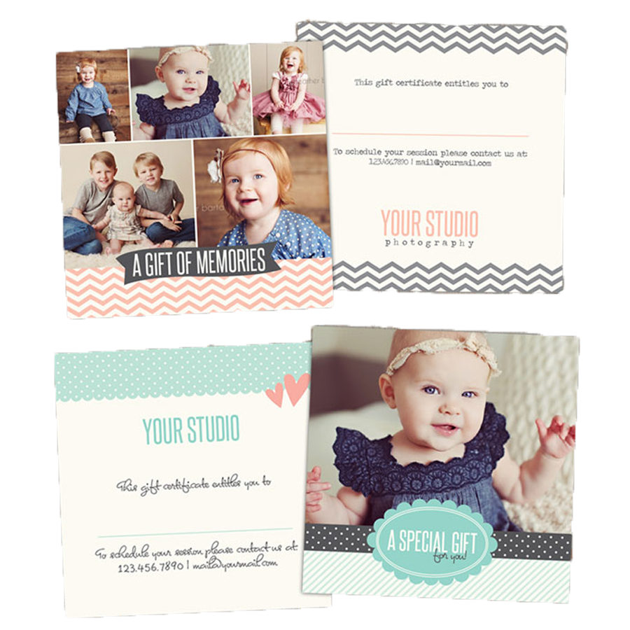 Free Photoshop Gift Certificate Templates