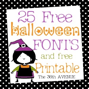 Free Printable Halloween Fonts and 25 Free Printable Halloween Fonts and 25