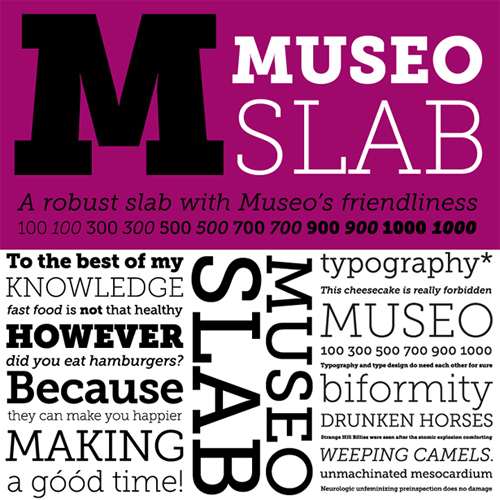 6 Slab Serif Fonts Images