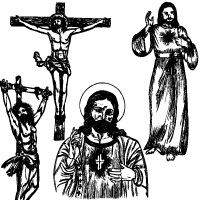 Free Vector Clip Art of Jesus Christ