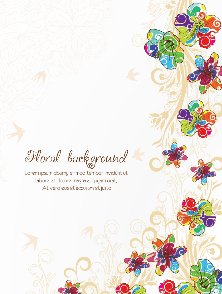 Free Vector Spring Flowers