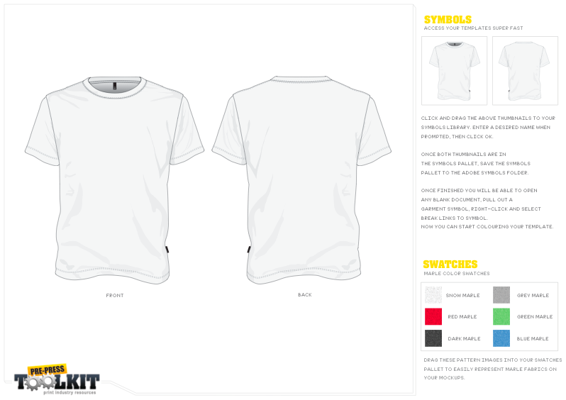Free Vector T-Shirt Template Free Vector T-Shirt Template