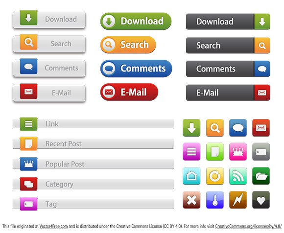 Free Web Buttons and Icons Free Web Buttons and Icons