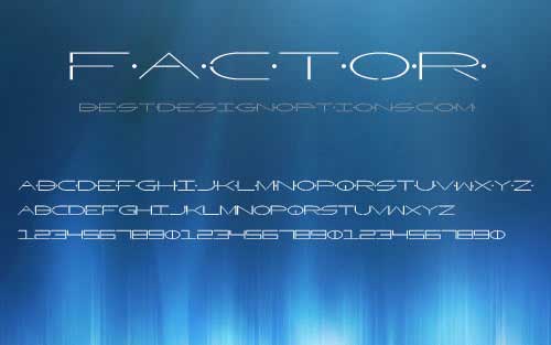 13 Modern Futuristic Fonts Images