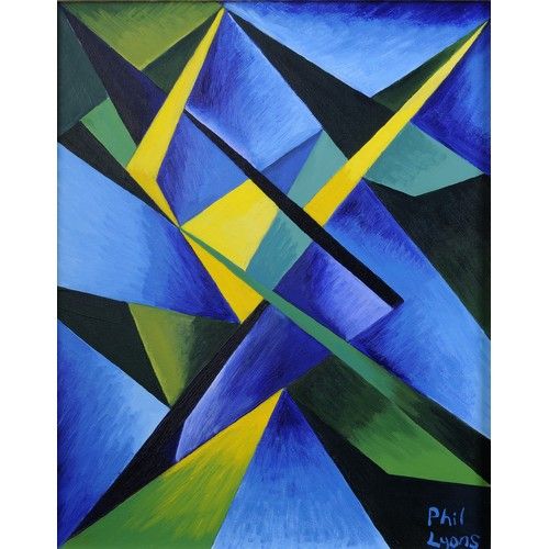 Geometric Shapes Painting Art