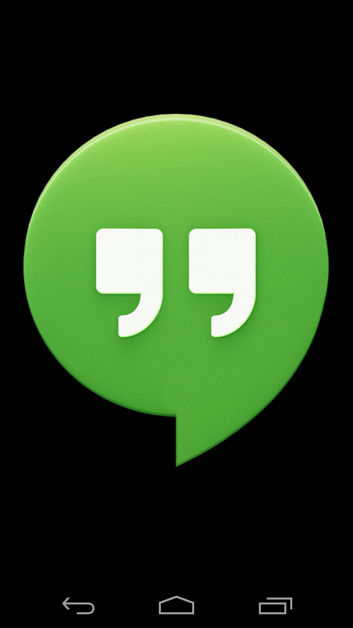 12 Google Hangouts App Icons Images Google Hangout Icon Android